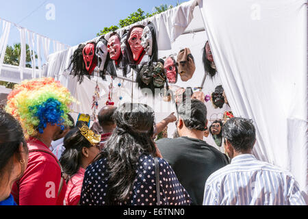 Der Goa-Karneval ist ein 4-Tages-Spektakel Spaß, Vergnügen, Unterhaltung und fest und wird nicht überall sonst in Indien gefeiert. Stockfoto