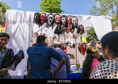 Der Goa-Karneval ist ein 4-Tages-Spektakel Spaß, Vergnügen, Unterhaltung und fest und wird nicht überall sonst in Indien gefeiert. Stockfoto