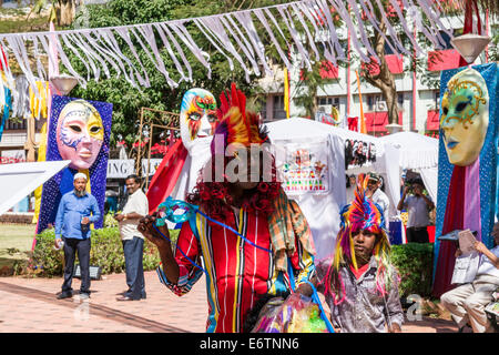 Der Goa-Karneval ist ein 4-Tages-Spektakel Spaß, Vergnügen, Unterhaltung und fest und wird nicht überall sonst in Indien gefeiert. Stockfoto