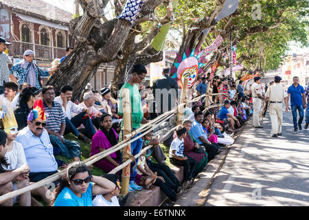 Der Goa-Karneval ist ein 4-Tages-Spektakel Spaß, Vergnügen, Unterhaltung und fest und wird nicht überall sonst in Indien gefeiert. Stockfoto