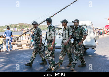 Der Goa-Karneval ist ein 4-Tages-Spektakel Spaß, Vergnügen, Unterhaltung und fest und wird nicht überall sonst in Indien gefeiert. Stockfoto