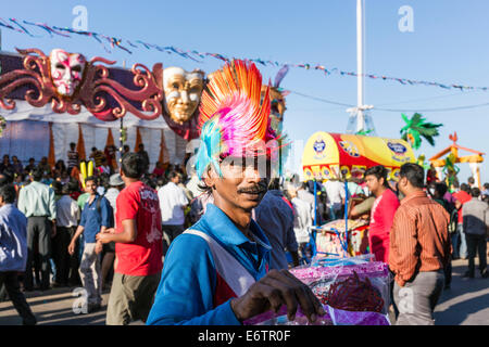 Der Goa-Karneval ist ein 4-Tages-Spektakel Spaß, Vergnügen, Unterhaltung und fest und wird nicht überall sonst in Indien gefeiert. Stockfoto