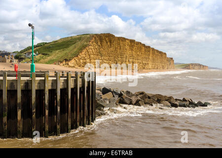 Klippen an der West Bay, Bridport, an der Jurassic Küste in Dorset Stockfoto