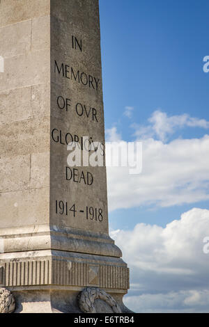 Portland Kenotaph Kriegerdenkmal auf der Isle of Portland, Dorset Stockfoto