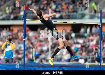 Johan BONDARENKO, Hochsprung, Diamond League 2014 Sainsbury's Birmingham Grand Prix, Alexander Stadium, UK Stockfoto