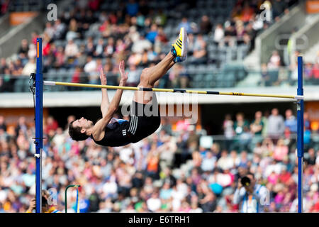 Johan BONDARENKO, Hochsprung, Diamond League 2014 Sainsbury's Birmingham Grand Prix, Alexander Stadium, UK Stockfoto