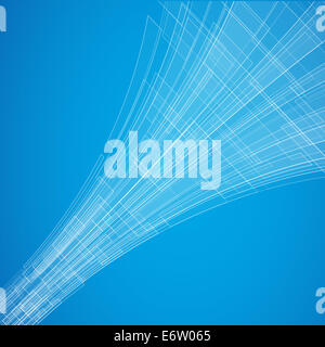 Abstrakt blau Vektor Stockfoto