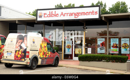 ANN ARBOR, MI - 24 AUGUST: Essbare Arrangements Osten Ann Arbor Store ist am 24. August 2014 angezeigt. Stockfoto