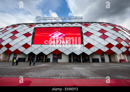 Moskau, Russland. 30. August 2014. Moskau öffnet WM 2018-Stadion - Otkrytie Arena Credit: Nikolay Vinokurov/Alamy Live-Nachrichten Stockfoto