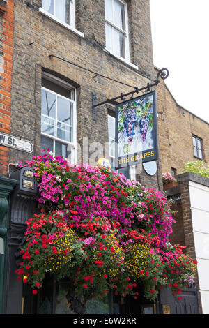 Die Trauben-Pub in Limehouse Stockfoto