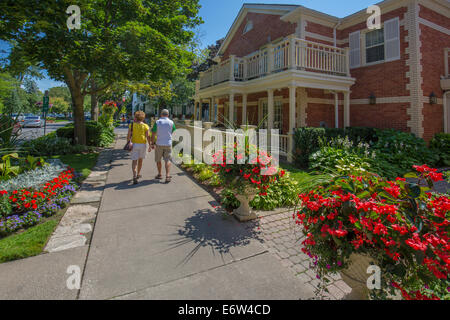 Dorf von Niagara on the Lake am Niagara River in Ontario Kanada Stockfoto