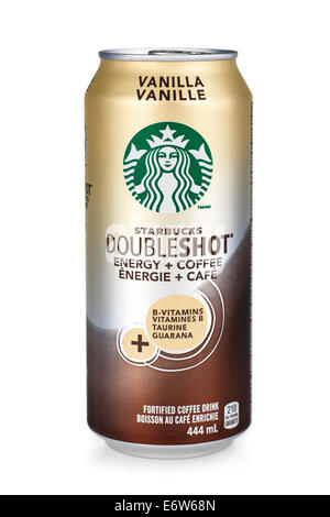 Starbucks Doubleshot Vanille Stockfoto