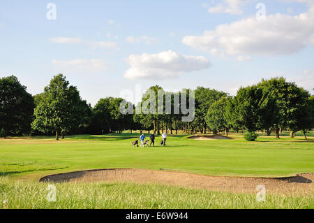 Golfplatz in Stoke Park Country Club, Spa und Hotel, Stoke Poges, Buckinghamshire, England, Vereinigtes Königreich Stockfoto