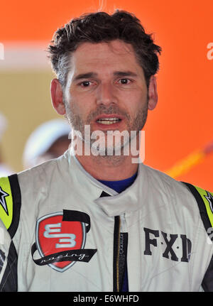 Eric Bana Rennen im 2014 Liqui Moly Bathurst 12 Stunde Featuring: Eric Bana Where: Sydney, Australien bei: 9. Februar 2014 Stockfoto