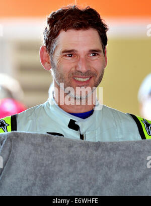 Eric Bana Rennen im 2014 Liqui Moly Bathurst 12 Stunde Featuring: Eric Bana Where: Sydney, Australien bei: 9. Februar 2014 Stockfoto