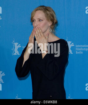 Foto-Aufruf für Nymphomanic Volume 1, 64. Internationalen Filmfestspiele Berlin (Berlinale) im Hyatt Potsdamer Platz Featuring: Uma Thurman wo: Berlin, Deutschland bei: 9. Februar 2014 Stockfoto