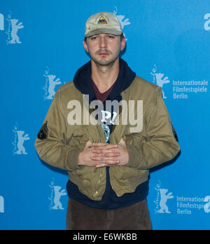 Foto-Aufruf für Nymphomanic Volume 1, 64. Internationalen Filmfestspiele Berlin (Berlinale) im Hyatt Potsdamer Platz Featuring: Shia LaBeouf wo: Berlin, Deutschland bei: 9. Februar 2014 Stockfoto