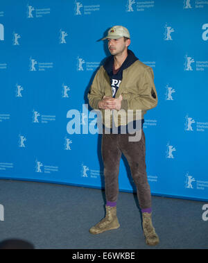 Foto-Aufruf für Nymphomanic Volume 1, 64. Internationalen Filmfestspiele Berlin (Berlinale) im Hyatt Potsdamer Platz Featuring: Shia LaBeouf wo: Berlin, Deutschland bei: 9. Februar 2014 Stockfoto