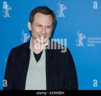 Aufruf zur Nymphomanic Band 1, 64. Internationalen Filmfestspiele Berlin (Berlinale) im Hyatt Potsdamer Platz mit Foto: Christian Slater wo: Berlin, Deutschland bei: 9. Februar 2014 Stockfoto