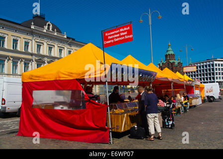 Kauppatori, Main market Square, zentraler Helsinki, Finnland, Europa Stockfoto