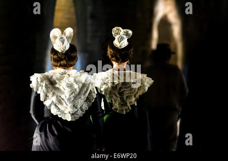 Europa, Frankreich, Bouches du Rhone, Arles. Kostüm-Tages-Festival. Young-Arles in der Arena. Stockfoto