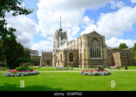 Chelmsford Kathedrale (Kirche von St Mary the Virgin, St. Peter und St. Cedd), Chelmsford, Essex, England, Vereinigtes Königreich Stockfoto