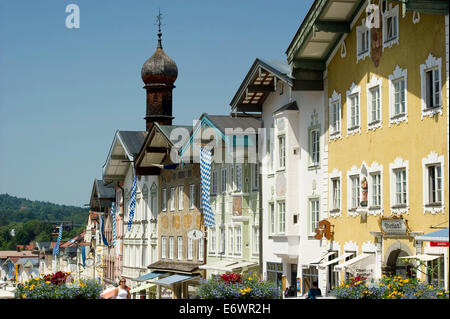 Altstadt, Bad Tölz, Bayern, Deutschland Stockfoto