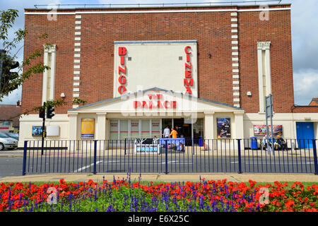 Art-Deco-Palast Kino & Bingo-Halle, Crescent Road, Felixstowe, Suffolk, England, Vereinigtes Königreich Stockfoto