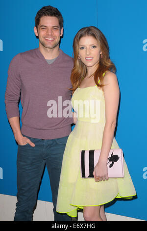 Die letzten fünf Jahre New York Screening - roten Teppich Ankünfte mit: Jeremy Jordan, Anna Kendrick wo: Manhattan, New York, Vereinigte Staaten, wann: 24. Februar 2014 Stockfoto