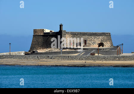 Fort Castillo de San Gabriel, Arrecife, Lanzarote, Kanarische Inseln, Spanien Stockfoto