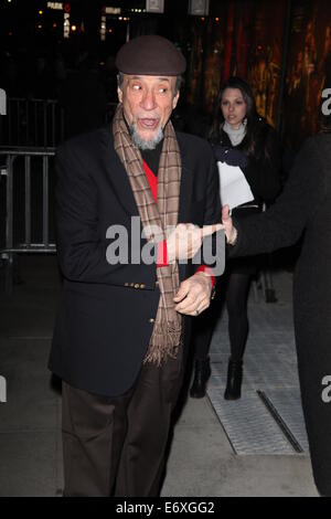 New Yorker Premiere von The Grand Hotel in Budapest in der Alice Tully Saal - draußen Ankünfte mit: F. Murray Abraham Where: New York City, New York, USA bei: 26. Februar 2014 Stockfoto