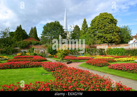 Walled Garden, Gadebridge Park, Hemel Hempstead, Hertfordshire, England, Vereinigtes Königreich Stockfoto