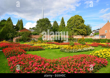 Garten im Gadebridge Park, Hemel Hempstead, Hertfordshire, England, Vereinigtes Königreich Stockfoto