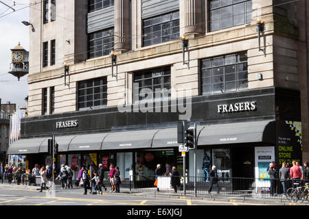 Frasers Abteilung auf Princes Street, Edinburgh Stockfoto