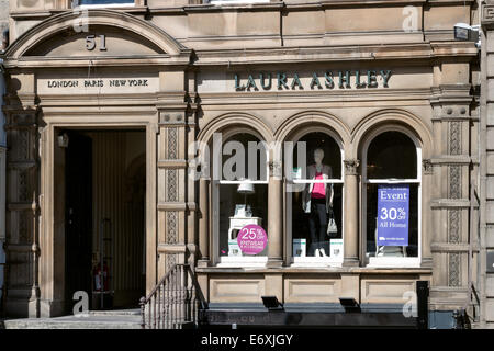 Laura Ashley Store auf George Street, Edinburgh Stockfoto