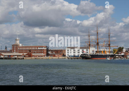 HMS Warrior Portsmouth Hampshire England uk gb Stockfoto