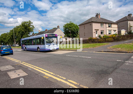 Straßen von Airdrie, North Lanarkshire, Schottland Stockfoto