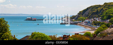 Mumbles Lighthouse, Mumbles Pier, Mumbles, Gower, Swansea, Wales, Großbritannien Stockfoto