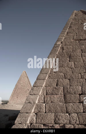 Pyramiden in der Nähe von Jebel Barkal Napata, Karima, Northern, Sudan Stockfoto