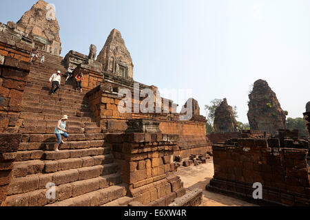 Pre Rup, Angkor archäologischer Park, Siem Reap, Kambodscha Stockfoto
