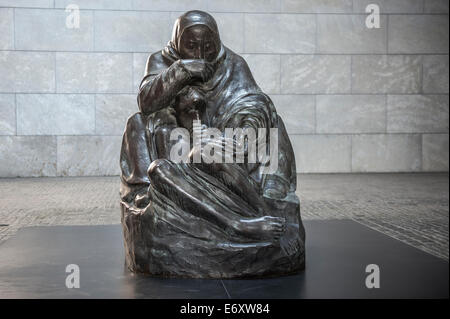 Deutschland, Deutschland, Berlin, Hauptstadtkulturfonds, Hauptstadt, Gendarmenmarkt, Kaethe Kollwitz, Neue Wache, Mutter und Sohn, Stockfoto