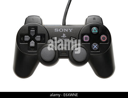 Sony-Playstation-Game-Controller, ausschneiden. Stockfoto