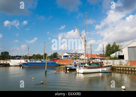 Marina, Woodbridge, Suffolk, England, UK. Stockfoto