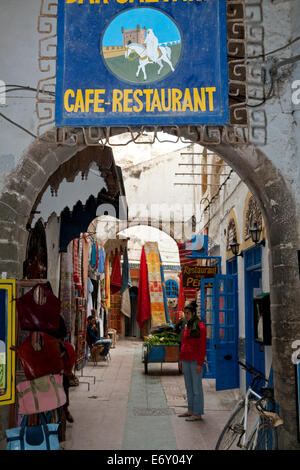 In der Medina, der Altstadt von Essaouira, Marokko Stockfoto