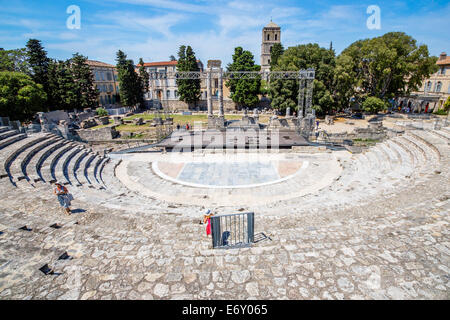 Römisches Theater, Arles, Provence, Frankreich Stockfoto