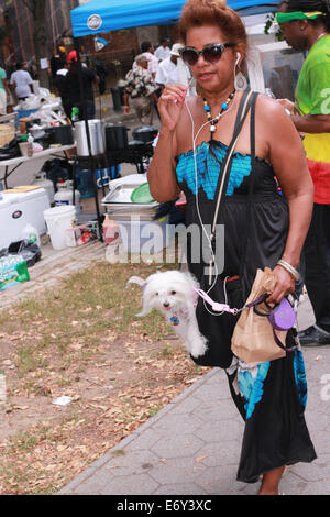 New York, New York, USA. 1. September 2014. Westindische Day Parade auf Eastern Parkway in Brooklyn. Etwa 1 Million Menschen, einschließlich derer aus Jamaika, Barbados, Haiti und anderswo in der Karibik besuchen diese Straße Jahresfeier Credit: John Marshall Mantel/ZUMA Draht/Alamy Live News Stockfoto