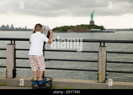 Blick vom Liberty State Park Jersey City New Jersey USA Stockfoto