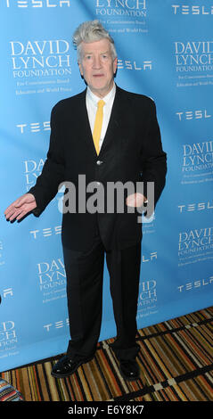 David Lynch Foundation ehrt Rick Rubin mit Lebensdauer von Harmonie Award: David Lynch wo: Beverly Hills, Kalifornien, USA bei: 27. Februar 2014 Stockfoto