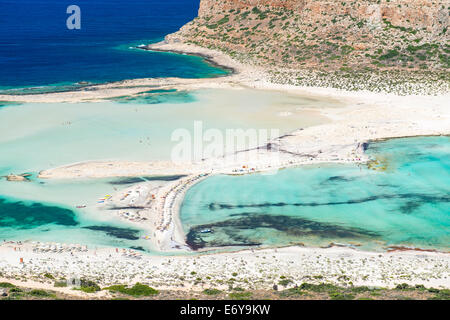 Die Insel Gramvousa und Balos Lagoon In Kreta, Griechenland Stockfoto