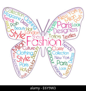 Mode-Schmetterling Stockfoto
